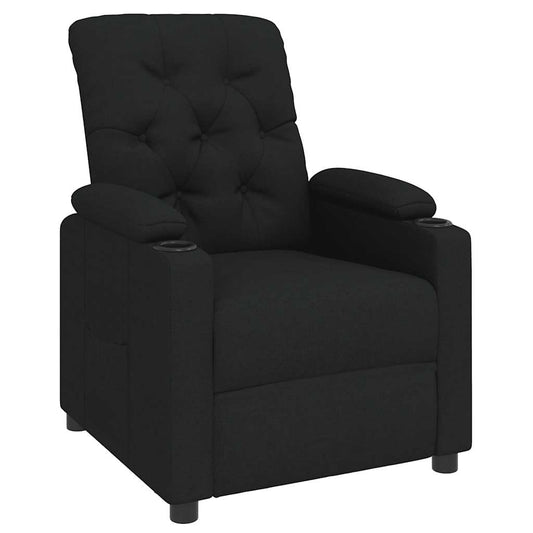 Relaxsessel Schwarz Stoff