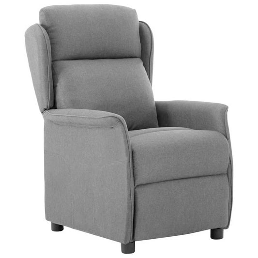 Relaxsessel Hellgrau 67.5 x 93.5 x 101.5 cm Stoff