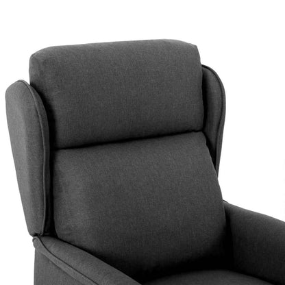 Relaxsessel Dunkelgrau 67.5 x 93.5 x 101.5 cm Stoff