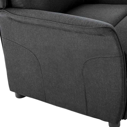 Relaxsessel Dunkelgrau 67.5 x 93.5 x 101.5 cm Stoff