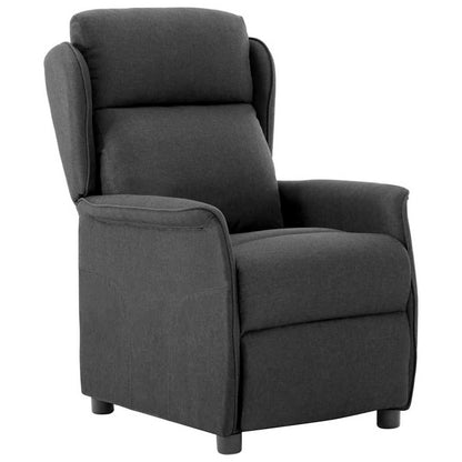 Relaxsessel Dunkelgrau 67.5 x 93.5 x 101.5 cm Stoff