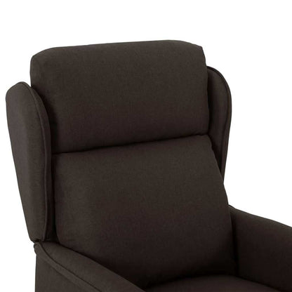 Relaxsessel Dunkelbraun 67.5 x 93.5 x 101.5 cm Stoff