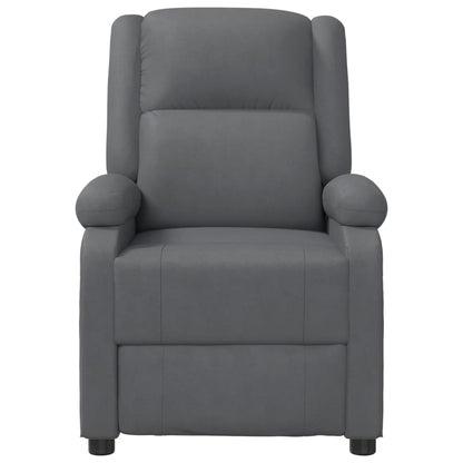 Relaxsessel Grau Kunstleder