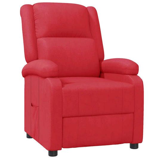 Relaxsessel Rot Kunstleder