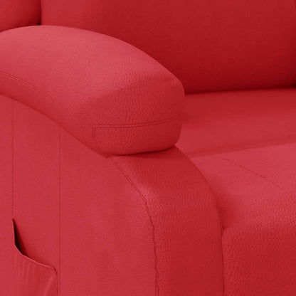 Relaxsessel Rot Kunstleder