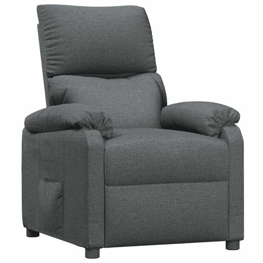 Relaxsessel Dunkelgrau Stoff
