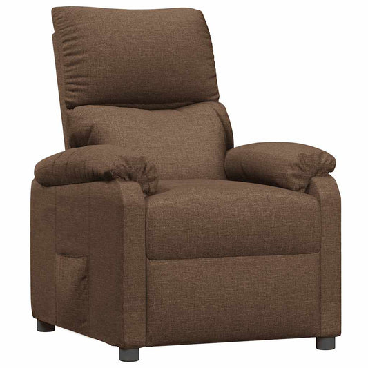 Relaxsessel Braun Stoff