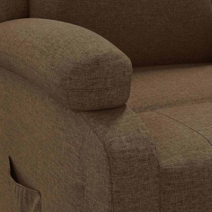 Relaxsessel Braun Stoff