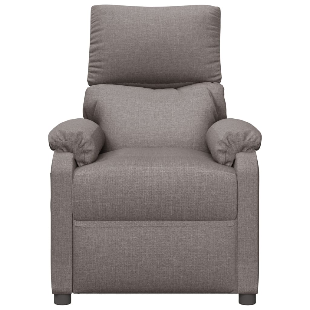 Relaxsessel Taupe Stoff