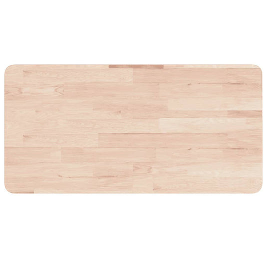 Waschtischplatte 100x60x4 cm Massivholz Unbehandelt