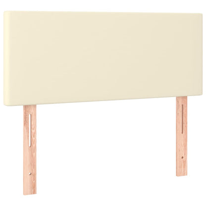 Kopfteil Creme 80x5x78/88 cm Kunstleder