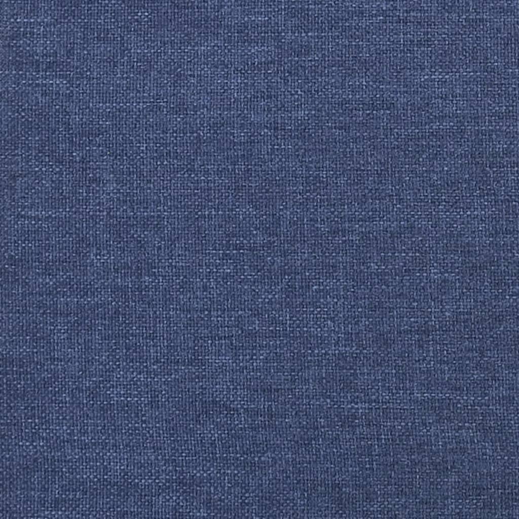 Kopfteil Blau 90x5x78/88 cm Stoff