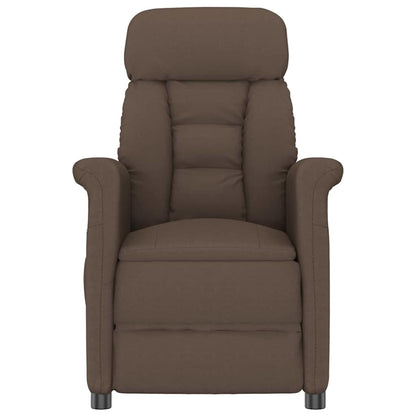 Sessel mit Liegefunktion Braun Dunkelbraun 70.5 x 96.5 x 95 cm