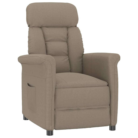 Recliner Sessel Taupe Taupe 70.5 x 96.5 x 95 cm Polyester