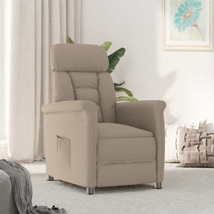 Recliner Sessel Taupe Taupe 70.5 x 96.5 x 95 cm Polyester