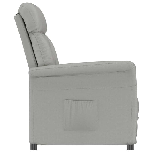 Relaxsessel Hellgrau Hellgrau 70.5 x 96.5 x 95 cm Stoff