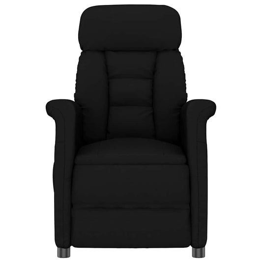 Recliner Stuhl Schwarz Schwarz 70.5 x 96.5 x 95 cm Kunstleder
