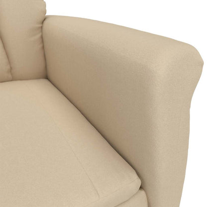 Sessel mit Liegefunktion Creme Creme 70.5 x 96.5 x 95 cm