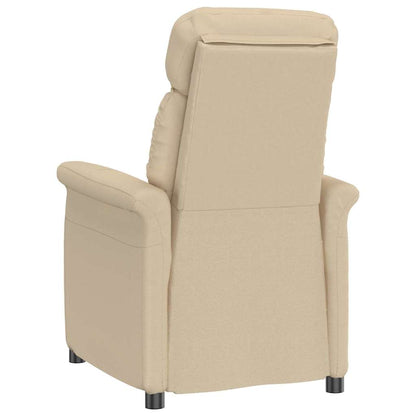 Sessel mit Liegefunktion Creme Creme 70.5 x 96.5 x 95 cm