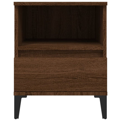 Nachttische 2 Stk. Braun Eichen-Optik 40x35x50 cm