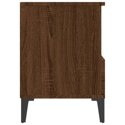 Nachttische 2 Stk. Braun Eichen-Optik 40x35x50 cm