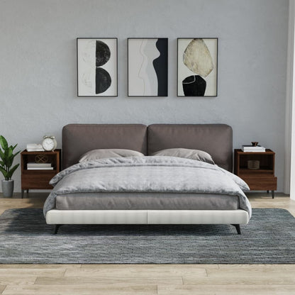 Nachttische 2 Stk. Braun Eichen-Optik 40x35x50 cm