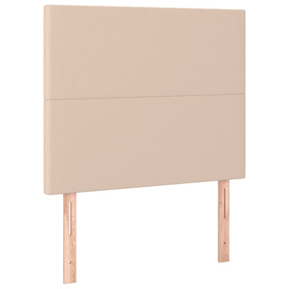 Boxspringbett Matratze Cappuccino-Braun 100x200cm Kunstleder
