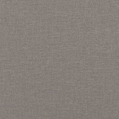 Schlafsofa mit Armlehnen Taupe Stoff