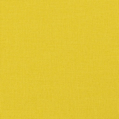 Schlafsofa mit Armlehnen Hellgelb Stoff