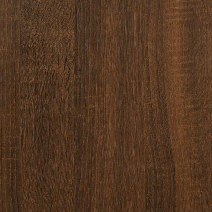 Schreibtisch Braun Eichen-Optik 100x50x90cm Holzwerkstoff Eisen