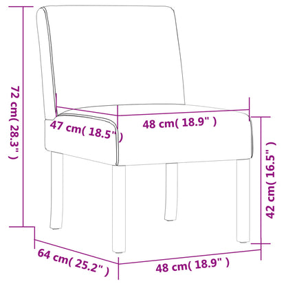 Polsterstuhl Creme Stoff