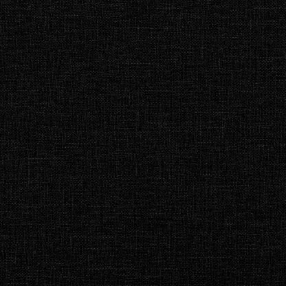 Schlafsofa in L-Form Schwarz 275x140x70 cm Stoff