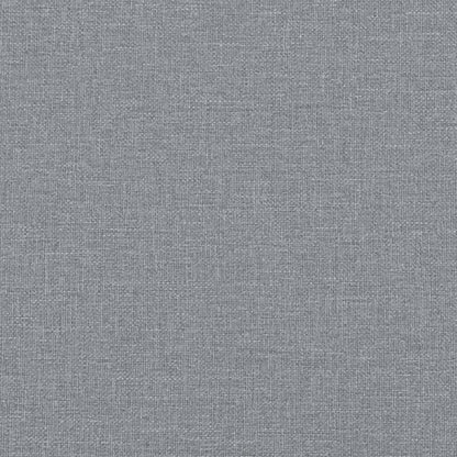 Schlafsofa in L-Form Hellgrau 255x140x70 cm Stoff