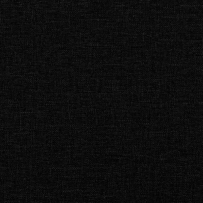 Schlafsofa in L-Form Schwarz 255x140x70 cm Stoff