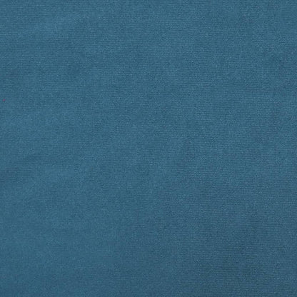 Schlafsofa in L-Form Blau 255x140x70 cm Samt