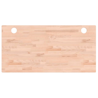 Schreibtischplatte 100x50x2,5 cm Massivholz Buche