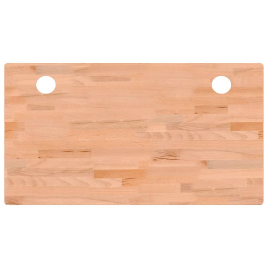 Schreibtischplatte 110x60x1,5 cm Massivholz Buche