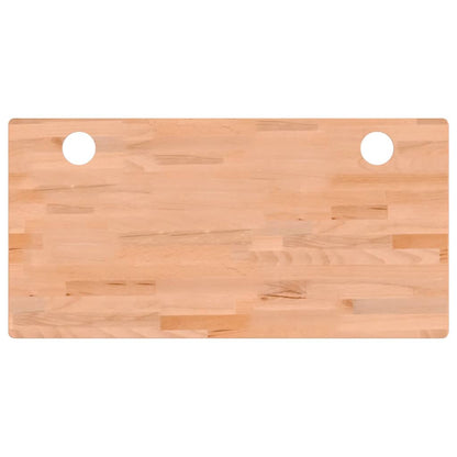 Schreibtischplatte 110x55x2,5 cm Massivholz Buche