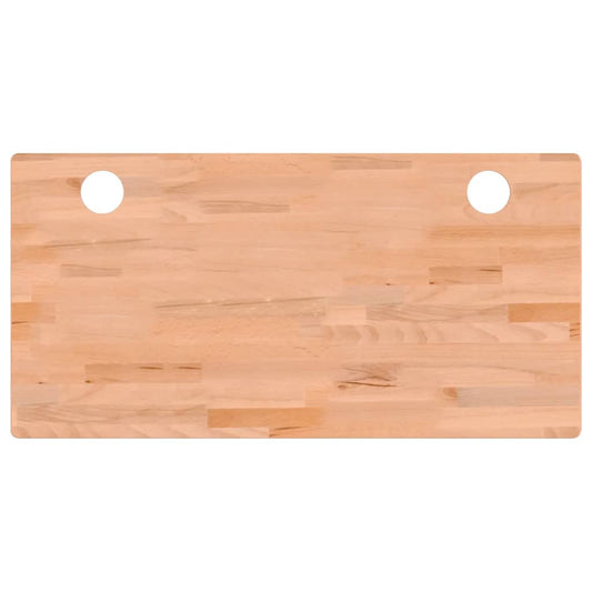 Schreibtischplatte 110x55x2,5 cm Massivholz Buche
