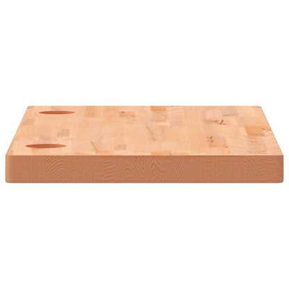 Schreibtischplatte 110x55x4 cm Massivholz Buche