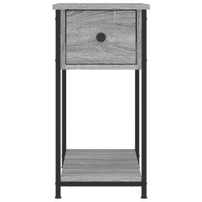 Nachttische 2 Stk. Grau Sonoma 30x60x60 cm Holzwerkstoff