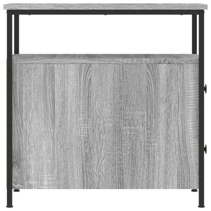 Nachttische 2 Stk. Grau Sonoma 30x60x60 cm Holzwerkstoff