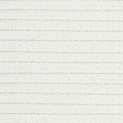 Wäschekorb Grau und Weiß Ø60x36 cm Baumwolle