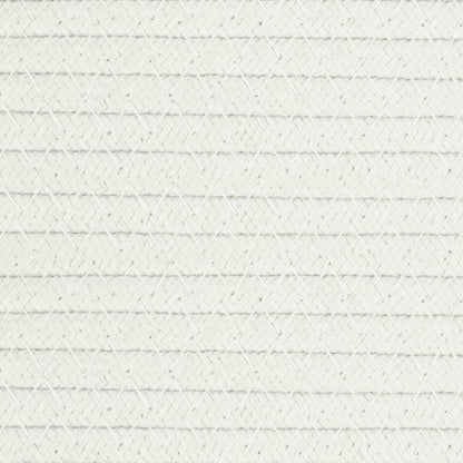 Wäschekorb Braun und Weiß Ø60x36 cm Baumwolle