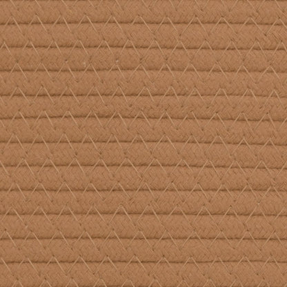 Aufbewahrungskorb Braun und Weiß Ø49x65 cm Baumwolle