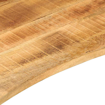 Schreibtischplatte mit Aussparung 100x50x2,5cm Massivholz Mango