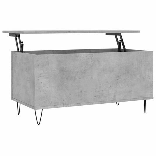 Couchtisch Betongrau 90x44,5x45 cm Holzwerkstoff