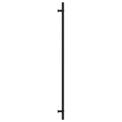 Möbelgriffe 20 Stk. Schwarz 480 mm Edelstahl