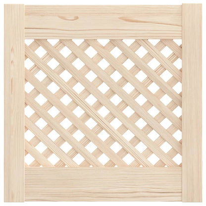 Schranktüren 2 Stk. Gitter-Design 39,5x39,5cm Massivholz Kiefer