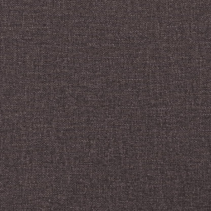 Bettgestell "Dover" Dunkelbraun 140x200 cm Stoff